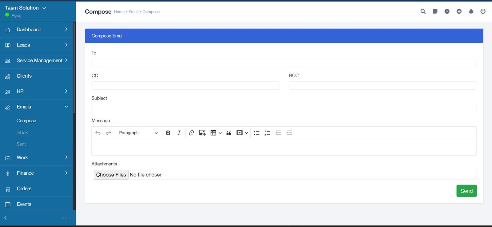 Enterprise Email Management System