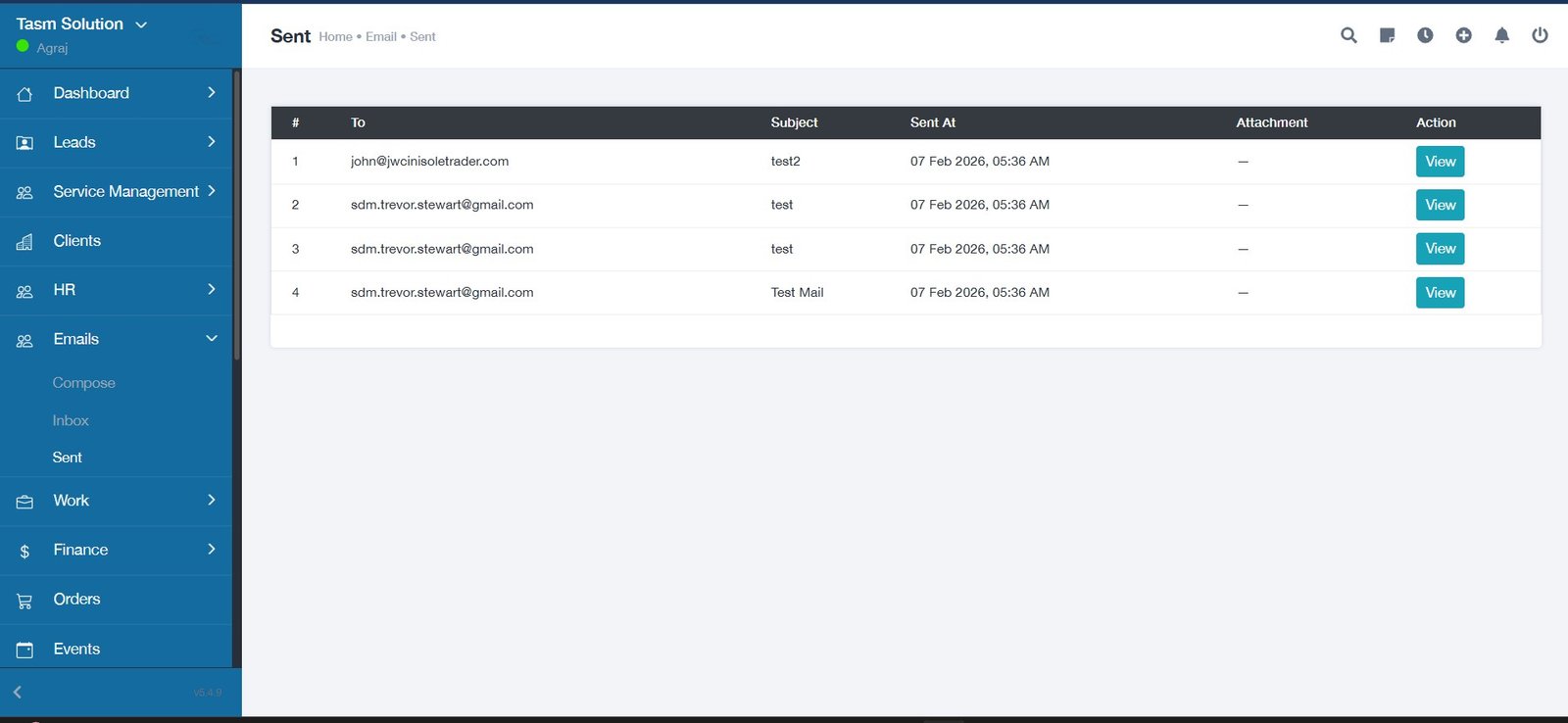 Inbox System