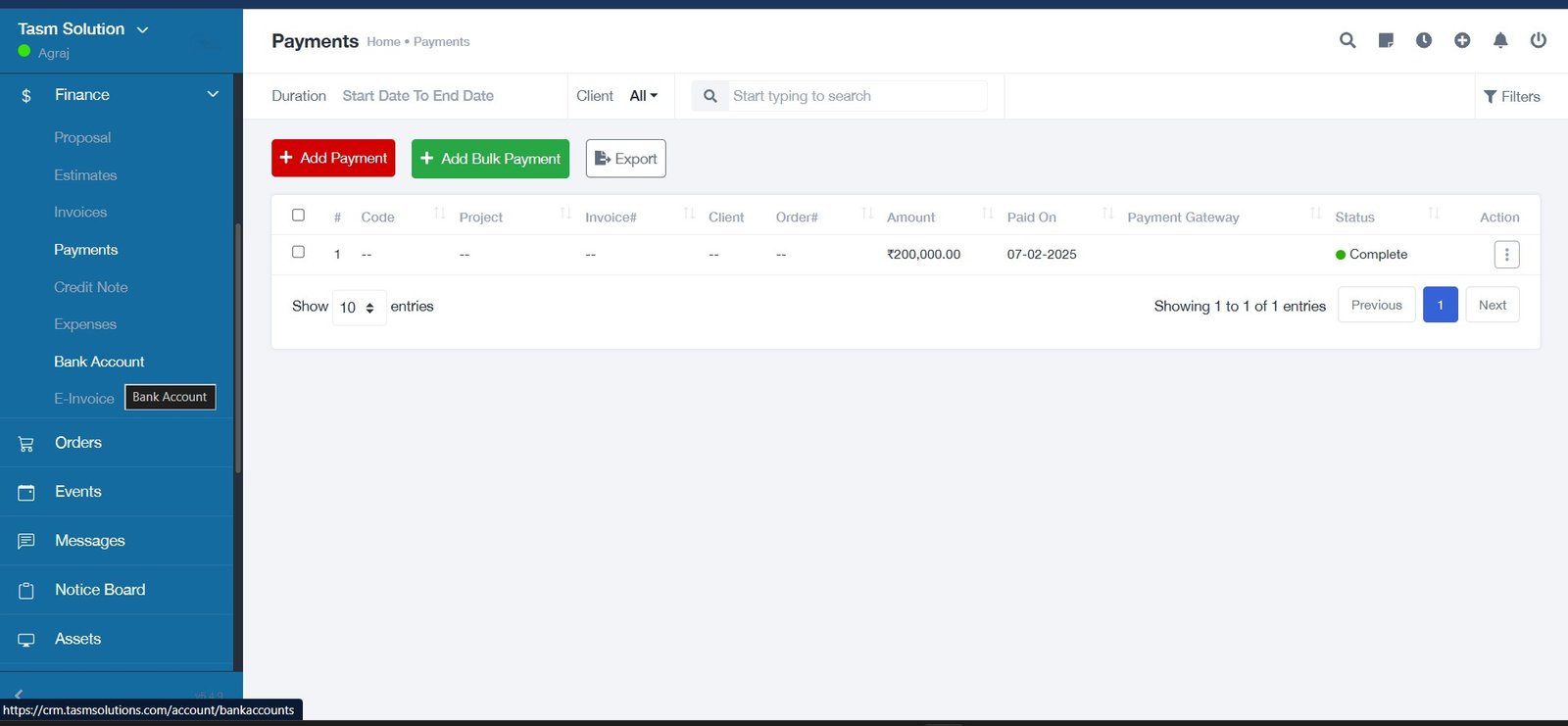 Invoice Management